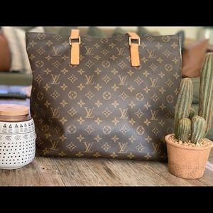 Louis Vuitton Cabas Mezzo Monogram bag tote purse